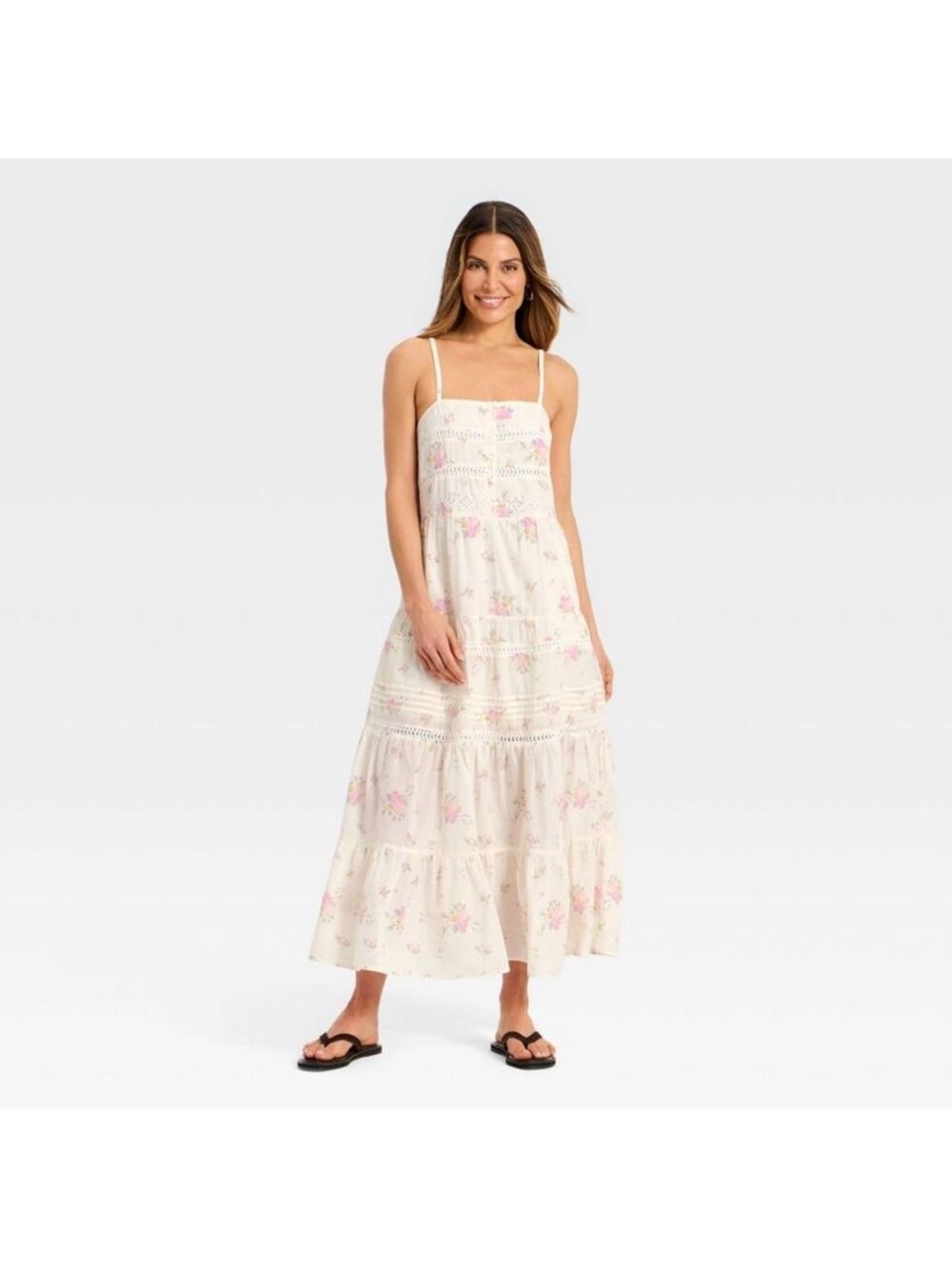 Women's Lace Maxi A-Line Dress - Universal Thread